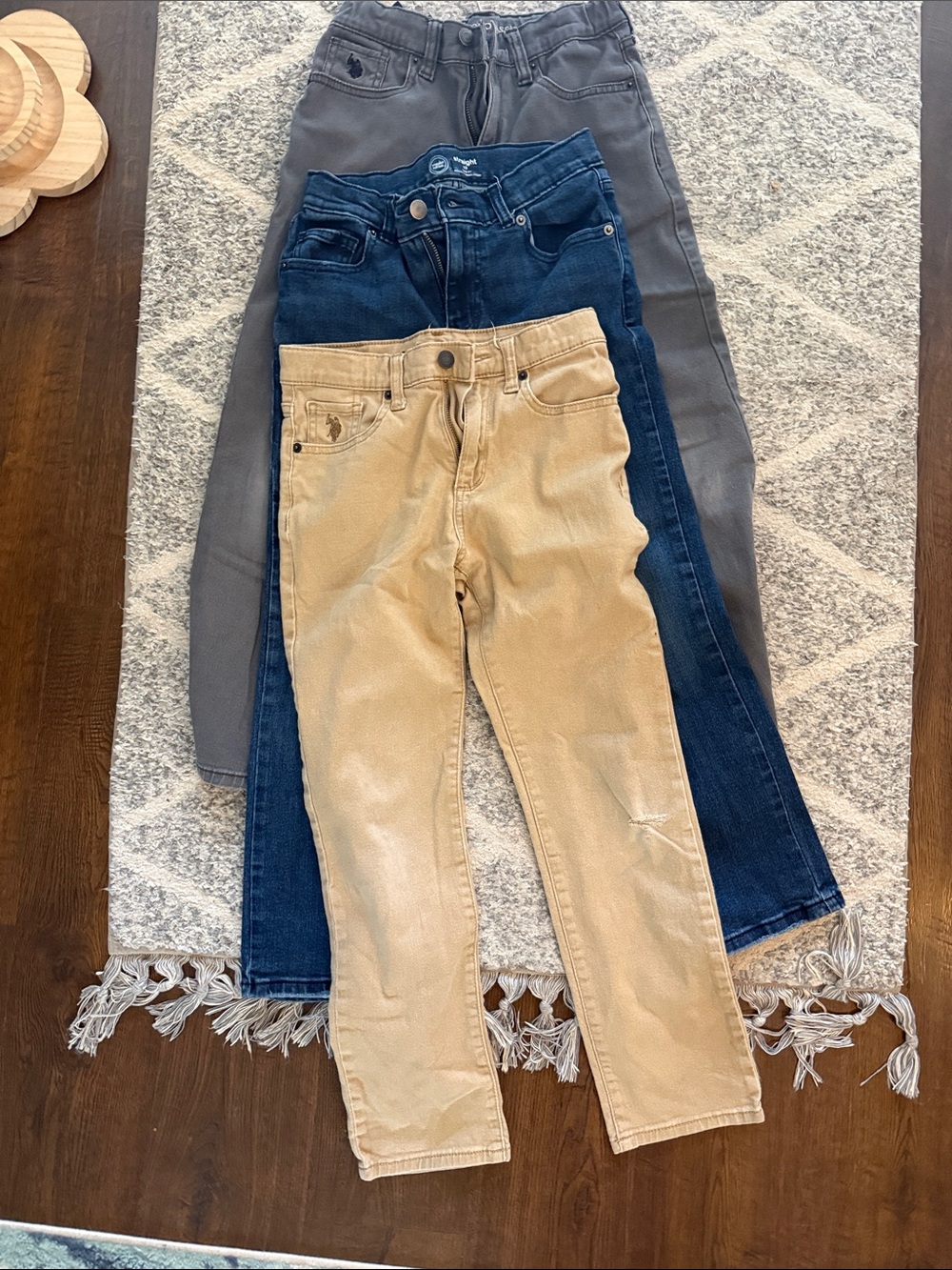 Boys Size 10 pant Jean lot U.S. Polo and wonder